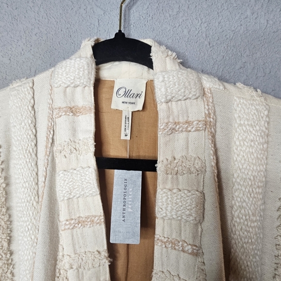 Anthropologie Ollari Renee Kimono Duster Sweater Cardigan Robe Small NEW Boho - Picture 3 of 14